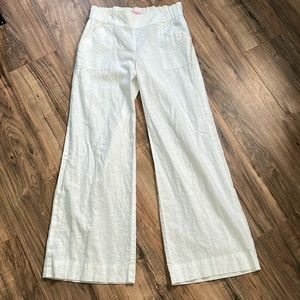 Lilly Pulitzer Wide Leg Linen Pants